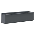 Gėlių loveliai Euro paletėms, 12vnt., pilki, 36x13,5x9,5cm, PP