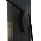 Sodo pavėsinė su įtraukiamu stogu, antracito spalvos, 4x3m