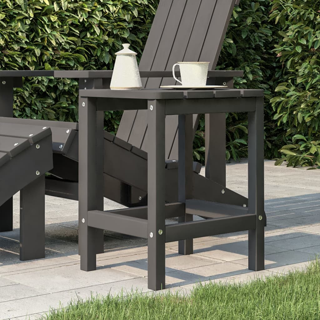 Sodo Adirondack staliukas, baltos spalvos, 38x38x46cm, HDPE