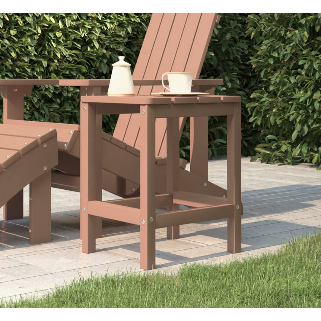 Sodo Adirondack staliukas, baltos spalvos, 38x38x46cm, HDPE