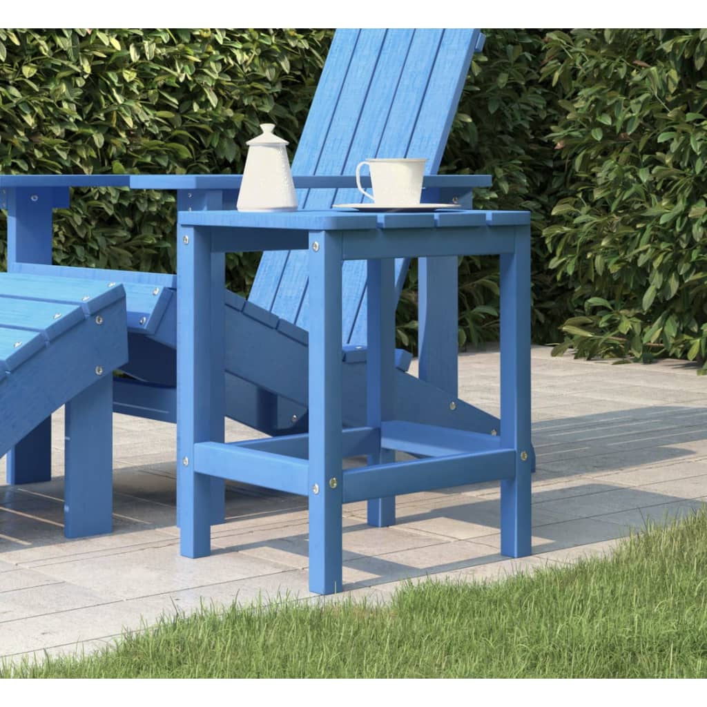 Sodo Adirondack staliukas, baltos spalvos, 38x38x46cm, HDPE