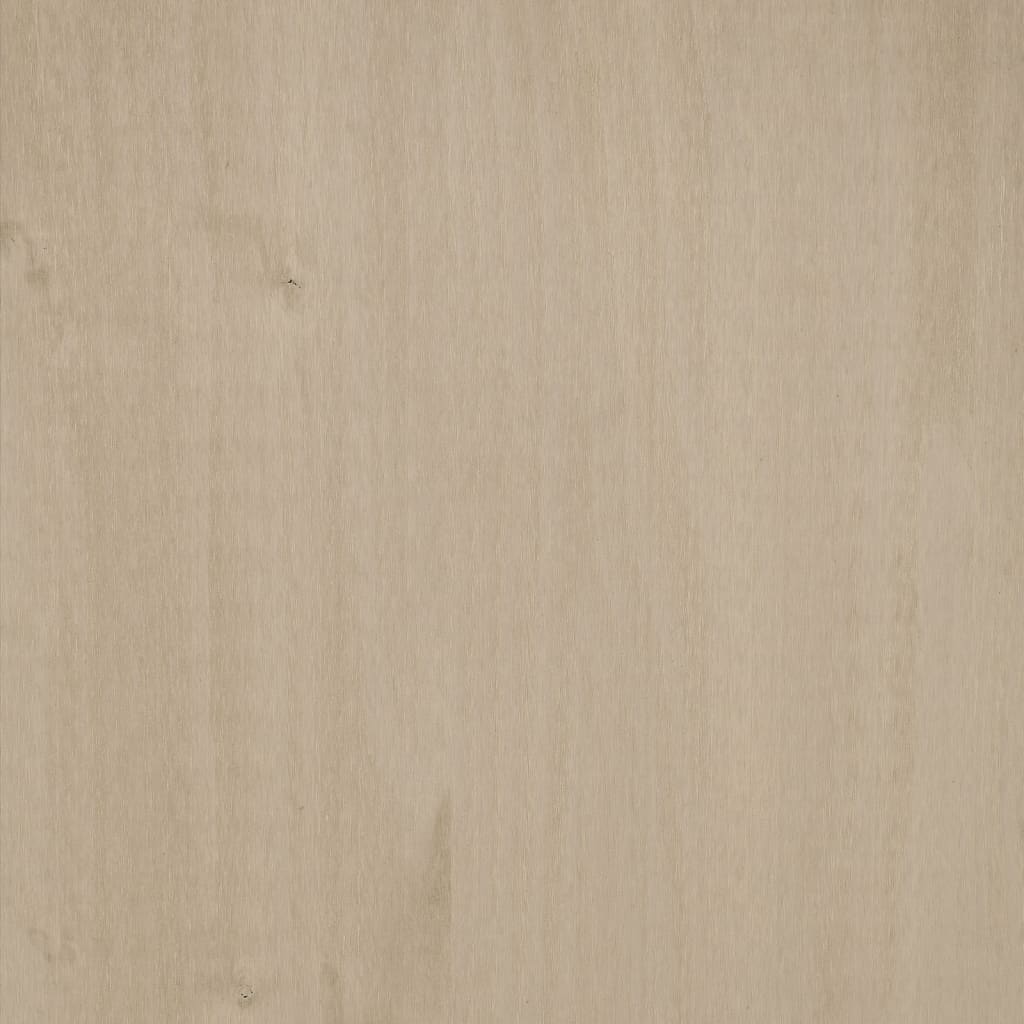 Naktinės spintelės HAMAR, 2vnt., rudos, 40x35x62cm, pušis