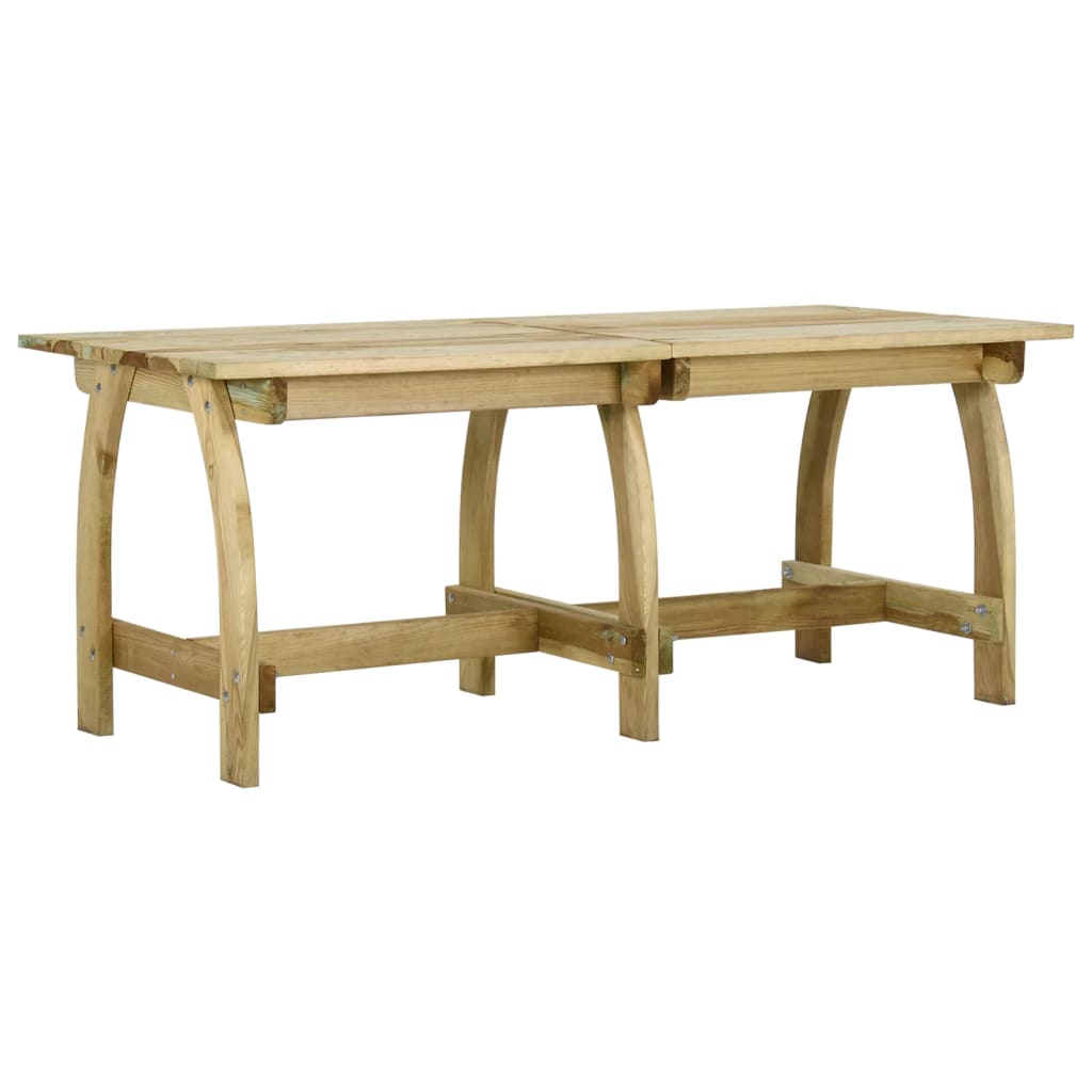 Sodo stalas, 110x74x75cm, impregnuota pušies mediena