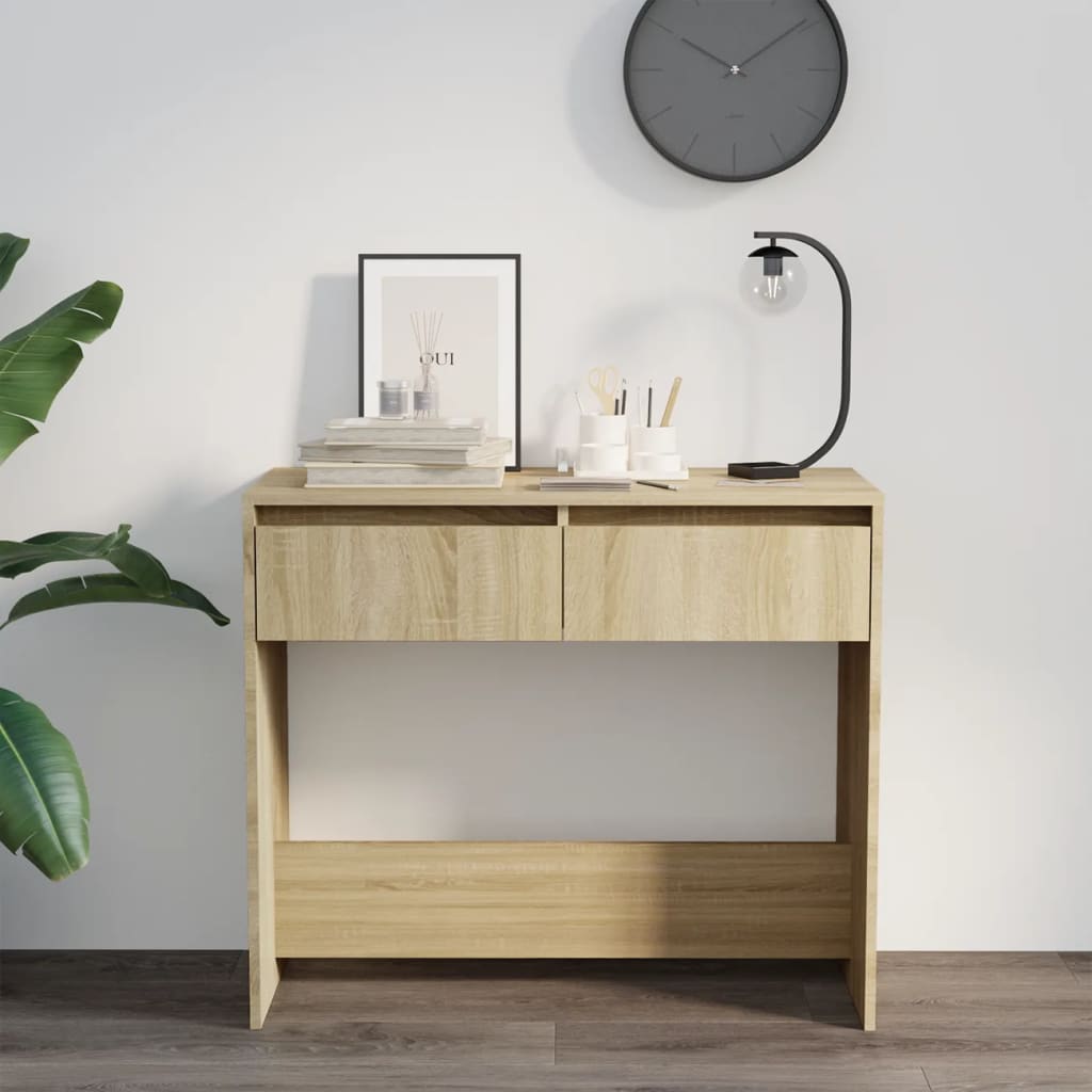 Konsolinis staliukas, ąžuolo, 89x41x76,5cm, apdirbta mediena