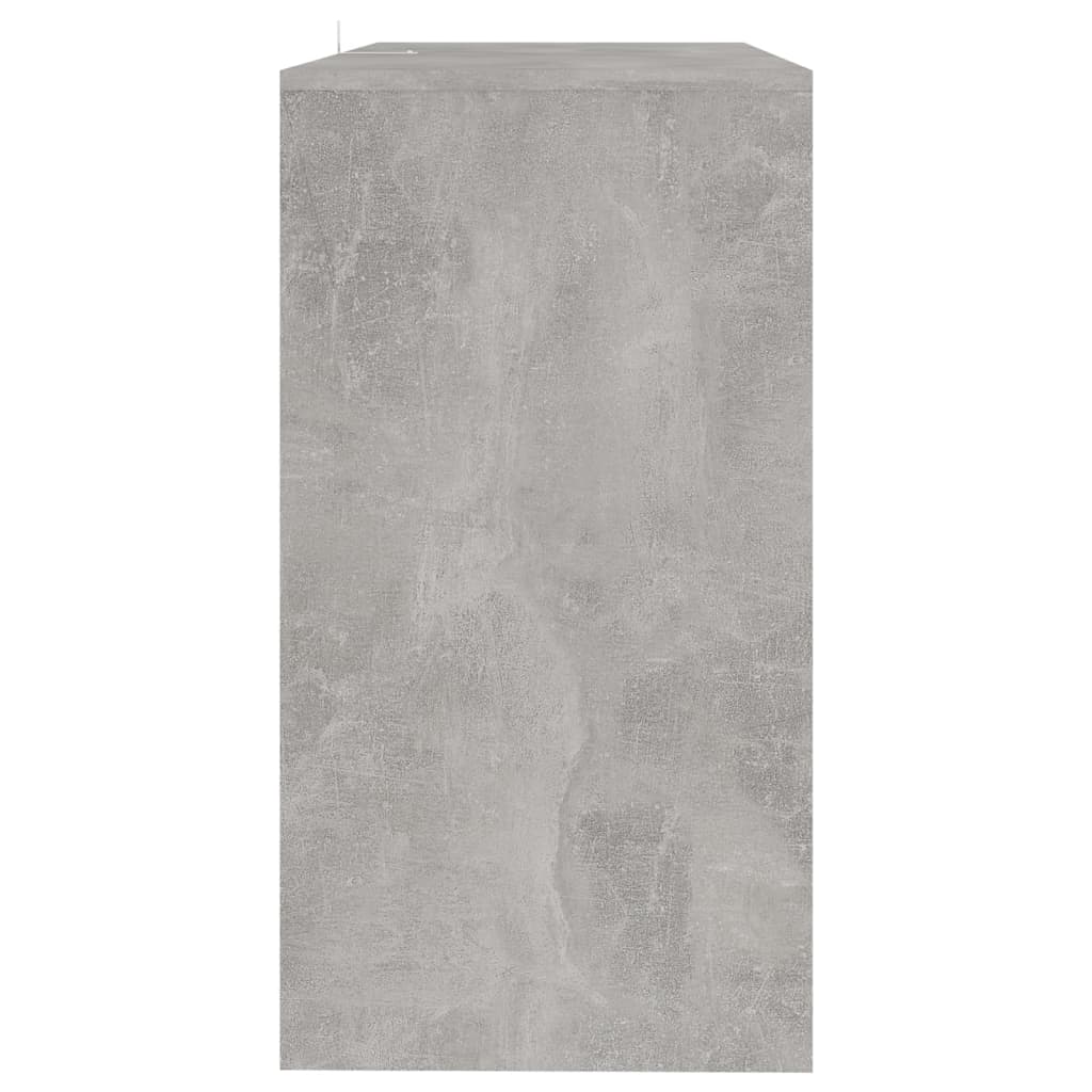 Konsolinis staliukas, betono, 89x41x76,5cm, apdirbta mediena