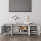 Televizoriaus spintelė, betono, 120x30x40,5cm, apdirbta mediena
