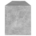 Televizoriaus spintelė, betono, 120x30x40,5cm, apdirbta mediena