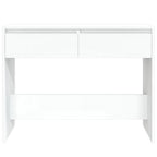 Konsolinis staliukas, baltas, 100x35x76,5cm, apdirbta mediena