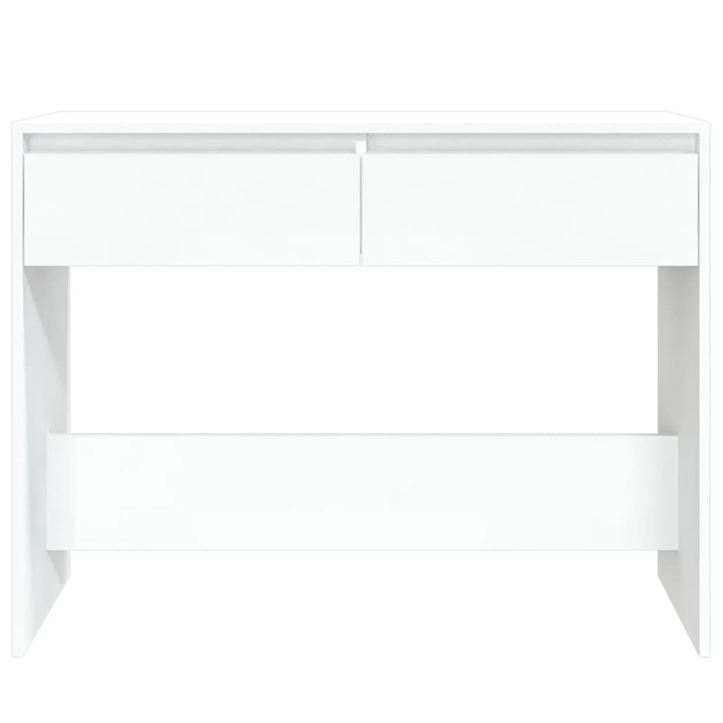 Konsolinis staliukas, baltas, 100x35x76,5cm, apdirbta mediena