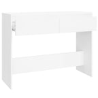 Konsolinis staliukas, baltas, 100x35x76,5cm, apdirbta mediena