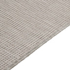 Lauko kilimėlis, šviesiai pilkos spalvos, 100x200cm, plokščio pynimo