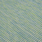 Lauko kilimėlis, turkio spalvos, 120x170cm, plokščio pynimo