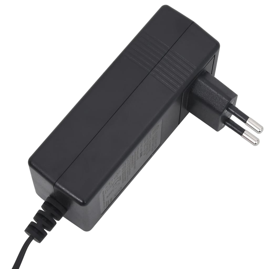 Elektrinis atlošiamas krėslas, juodos spalvos, dirbtinė oda