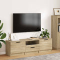 TV spintelė, sonoma ąžuolo spalvos, 140x35x40cm, inžinerinė mediena