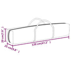 Pavėsinė su lemputėmis LED, antracito, 3x3 m