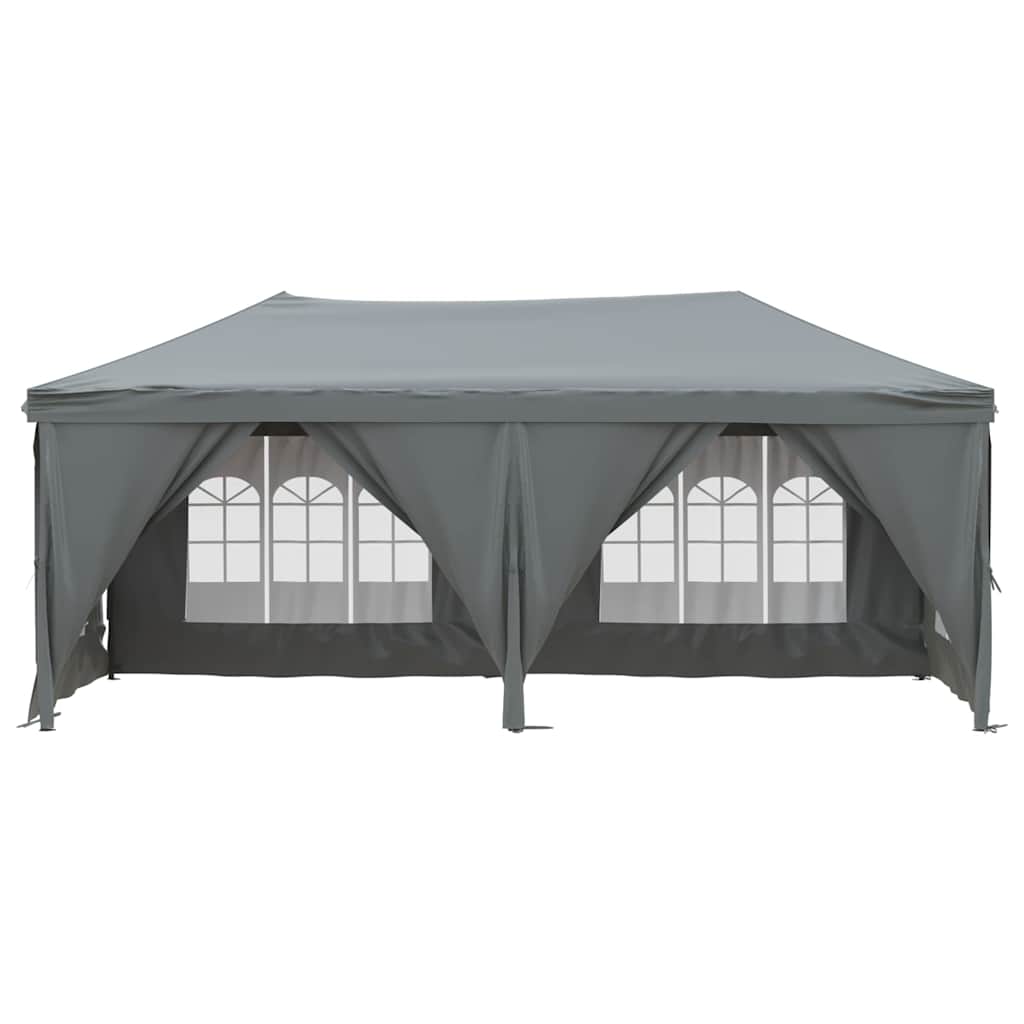 Proginė palapinė su šoninėmis sienomis, antracito, 3x6m