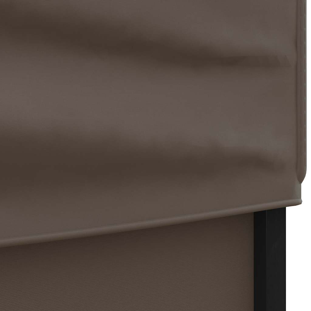 Proginė palapinė su šoninėmis sienomis, taupe, 3x6m