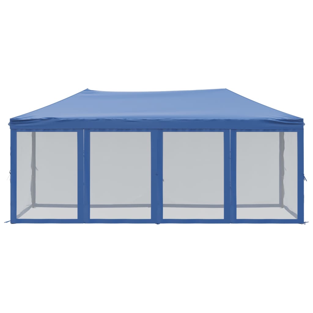 Pavėsinė su šoninėmis sienomis ir stogu, kreminė, 3x4m