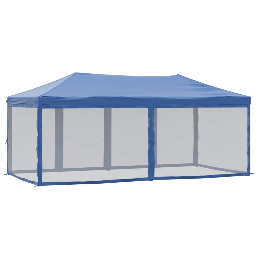 Pavėsinė su šoninėmis sienomis ir stogu, kreminė, 3x4m