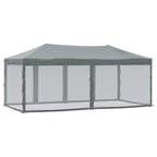 Proginė palapinė su šoninėmis sienomis, antracito, 3x6m