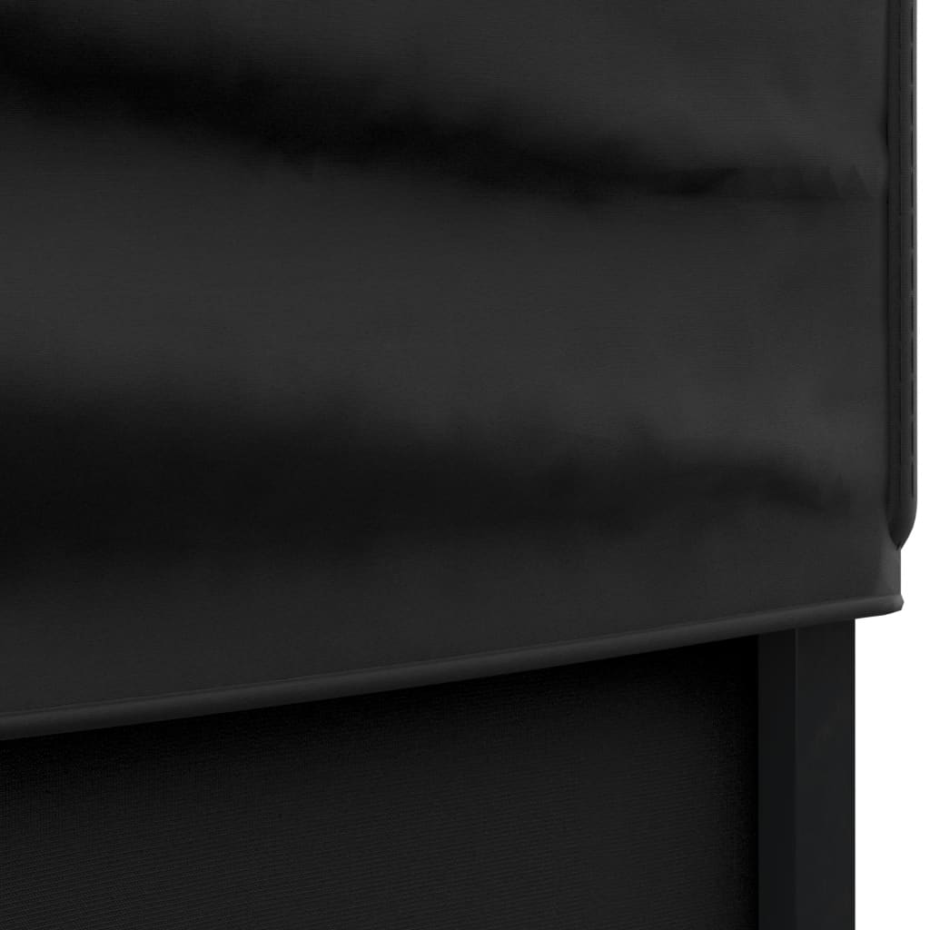 Proginė palapinė su 8 sienomis, antracito, 3x9m, HDPE