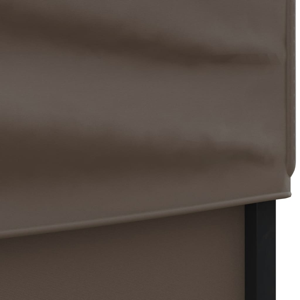Proginė palapinė su šoninėmis sienomis, taupe, 3x6m