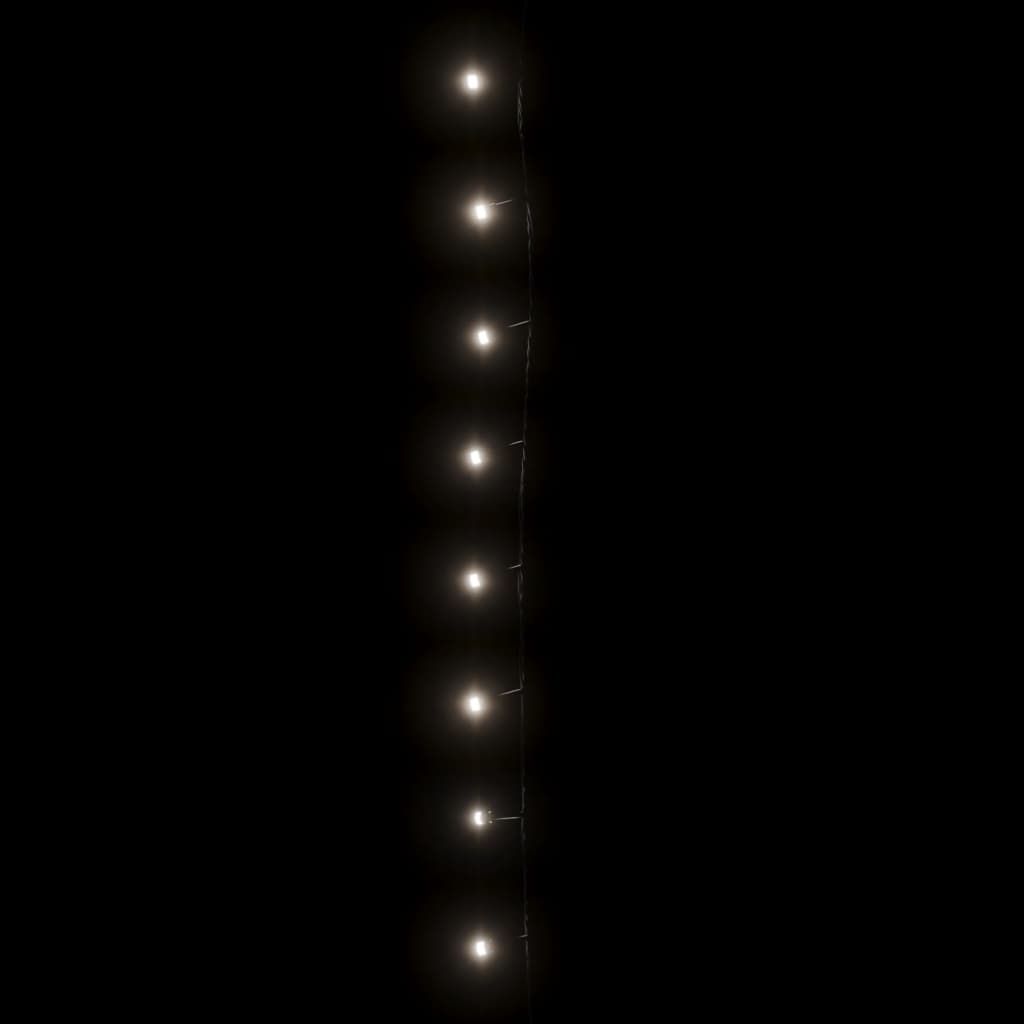 LED lempučių girlianda, 30m, PVC, 300 šaltos baltos spalvos LED