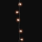 LED lempučių girlianda, 15m, PVC, 150 šiltos baltos spalvos LED
