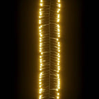 LED lempučių girlianda, 7,4m, PVC, 400 šiltų baltų LED, tanki