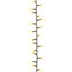 Smulkių LED lempučių girlianda, 25m, PVC, 1000 šiltų baltų LED