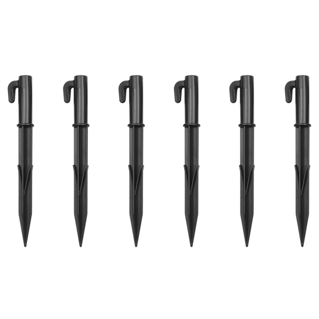 vidaXL Kalėdų eglutė su kuoliuku, šiltos baltos spalvos, 108LED, 180cm