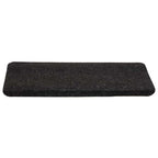 Lipnūs laiptų kilimėliai, 15vnt., antracito, 65x24,5x3,5 cm