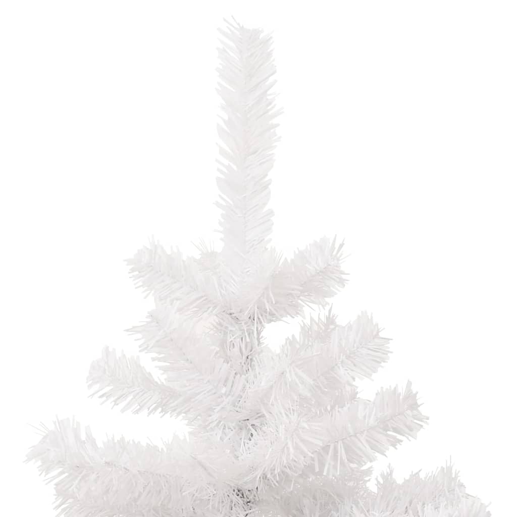 Kalėdų eglutė su vazonu, balta, 120cm, PVC, spiralės formos