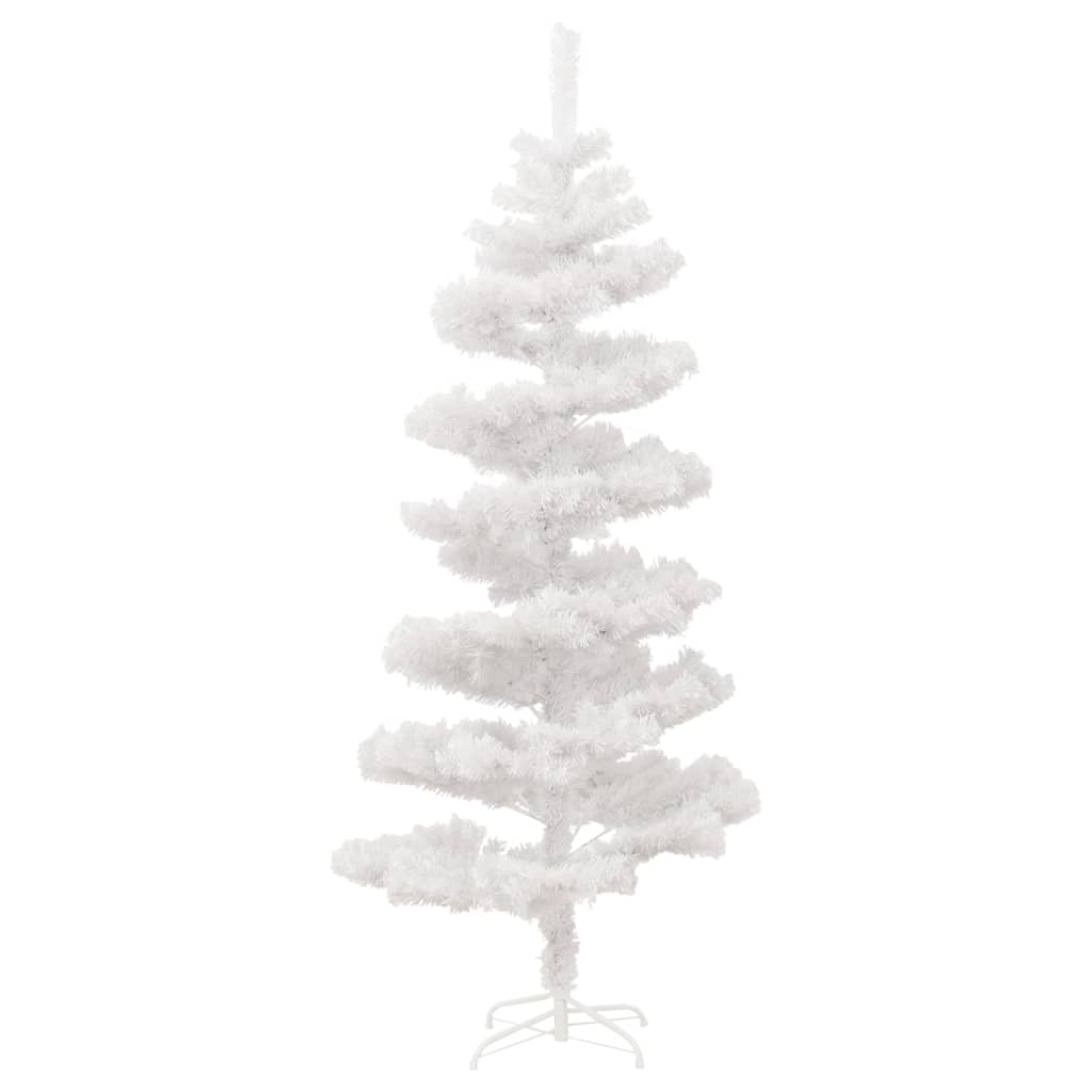 Kalėdų eglutė su stovu, balta, 180cm, PVC, spiralės formos