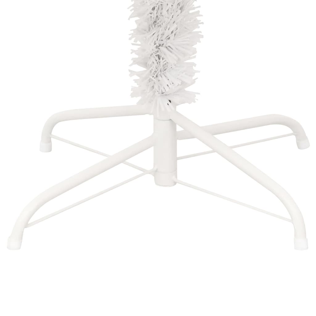 Kalėdų eglutė su stovu, balta, 180cm, PVC, spiralės formos