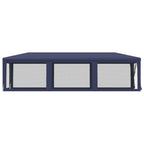 Proginė palapinė su 8 tinklinėmis sienomis, mėlyna, 3x9m, HDPE