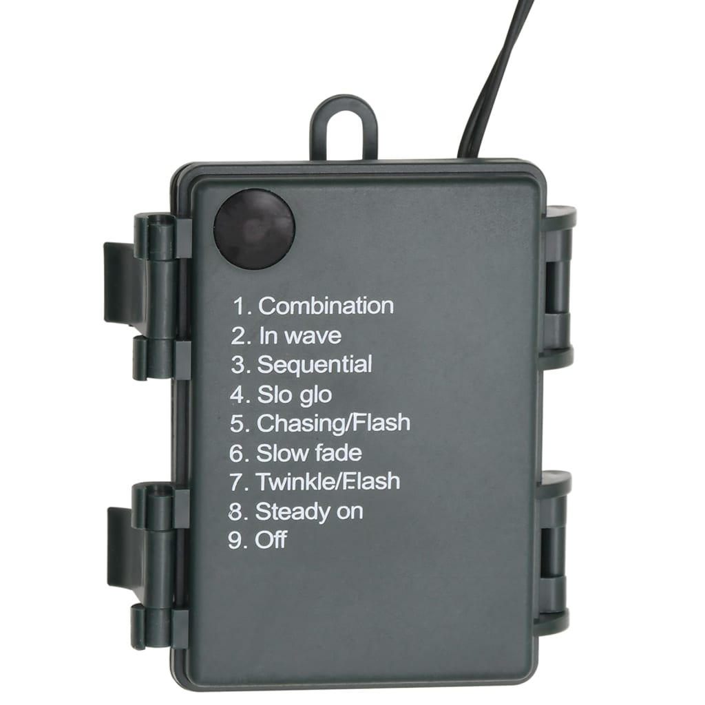 vidaXL Kalėdinis vainikas su LED lemputėmis, žalios spalvos, 60cm, PVC