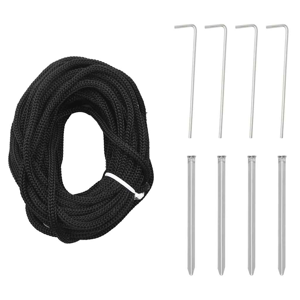 vidaXL Kalėdų eglutė, 160x500cm, kūgio formos, 1400 šiltų baltų LED