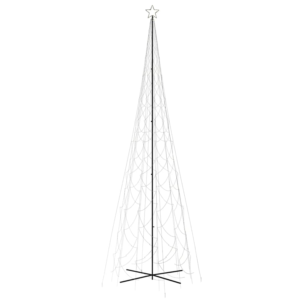 Kalėdų eglutė, 230x800cm, kūgio formos, 3000 šiltų baltų LED