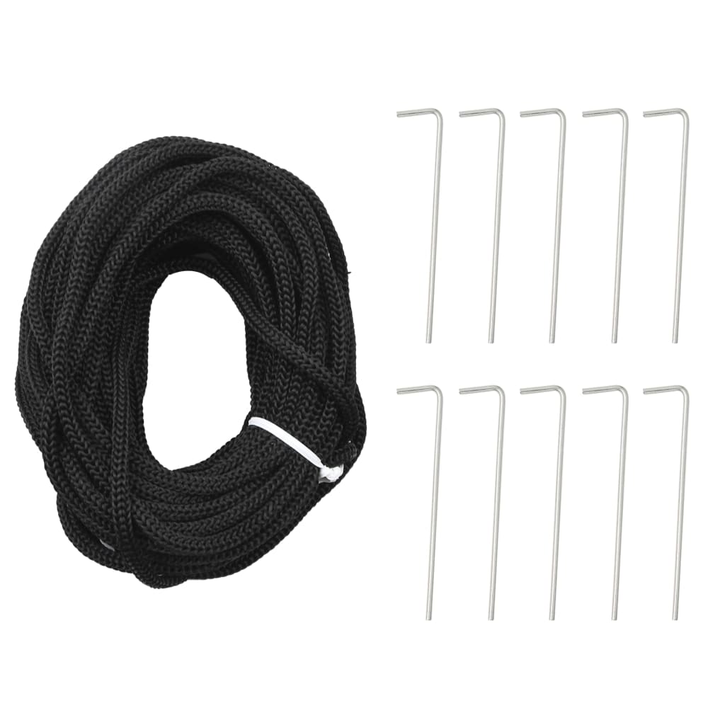 vidaXL Kalėdų eglutė ant vėliavos stiebo, 300cm, 310 šaltų baltų LED