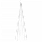 Kalėdų eglutė ant vėliavos stiebo, 500cm, 732 spalvotos LED