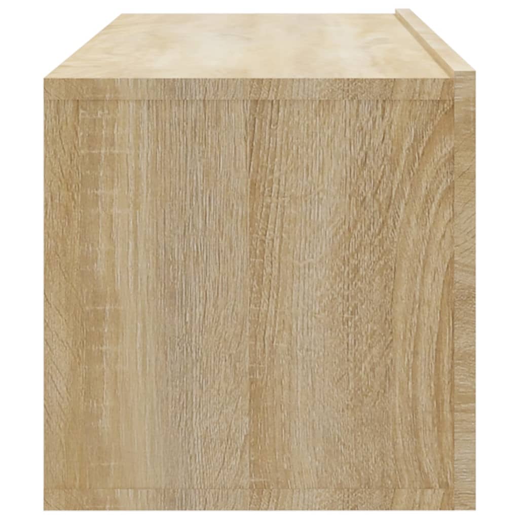 Sieninės TV spintelės, 2vnt., ąžuolo, 100x30x30cm, mediena