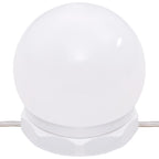 Kosmetinio staliuko komplektas su LED, dūminio ąžuolo, mediena