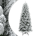 Dirbtinė Kalėdų eglutė su sniegu, 120cm, PVC ir PE
