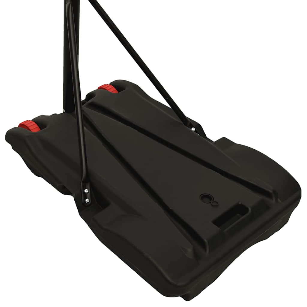 vidaXL Krepšinio stovas, baltos spalvos, 216–250cm, polietilenas