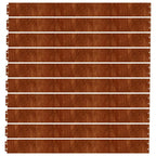 Vejos apvadai, 10vnt., 10x103cm, lankstus Corten plienas