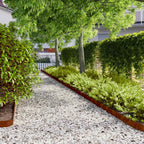 Vejos apvadai, 10vnt., 10x103cm, lankstus Corten plienas