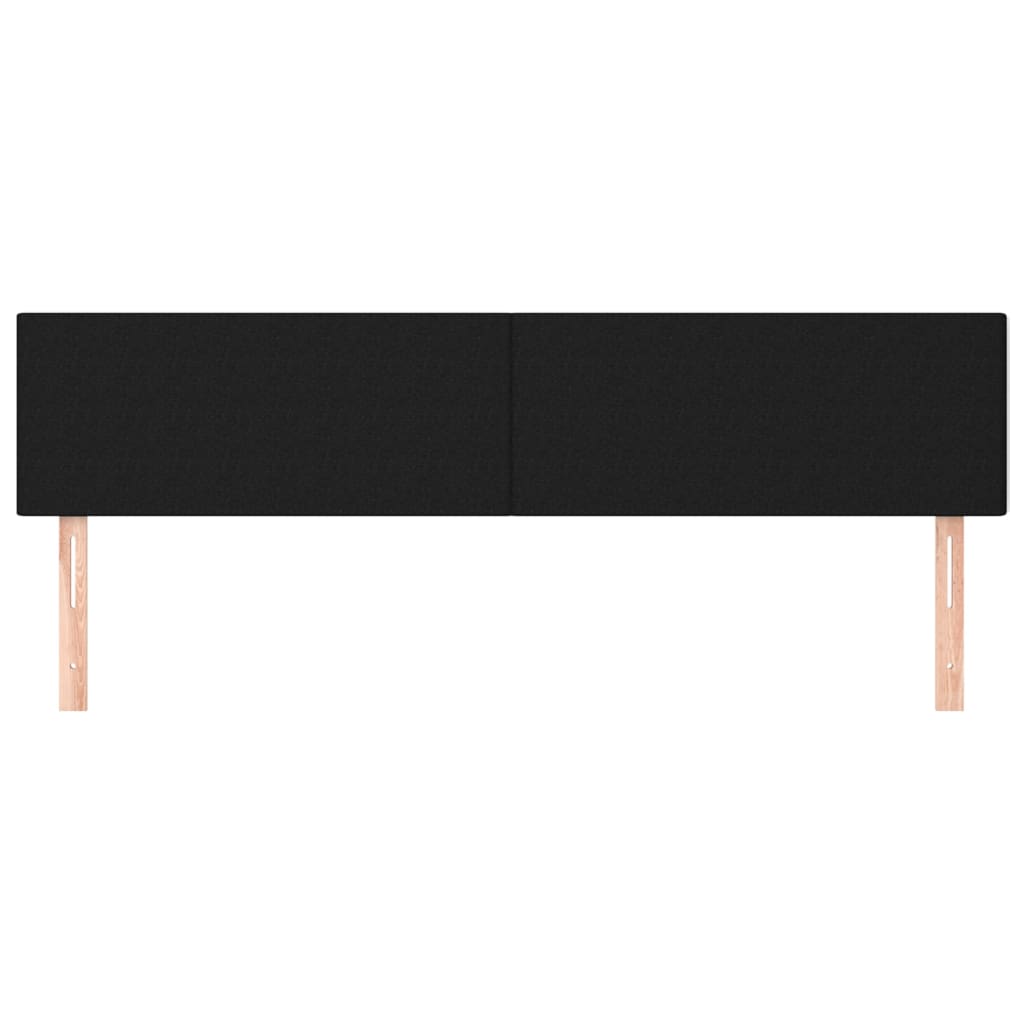 Galvūgalis, 2vnt., juodos spalvos, 100x5x78/88cm, audinys