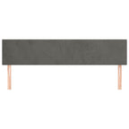 Galvūgalis, 2vnt.,tamsiai pilkos spalvos,100x5x78/88cm, aksomas