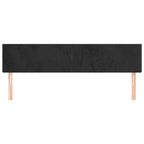 Galvūgalis, 2vnt., juodos spalvos, 100x5x78/88cm, aksomas
